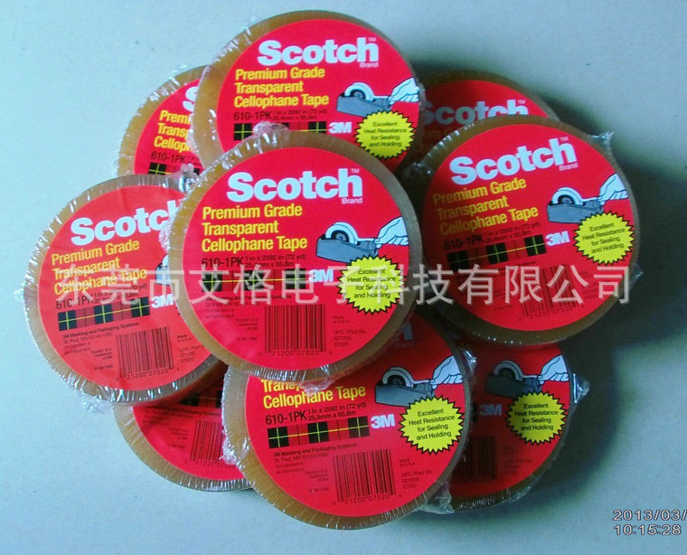 美国3M610测试胶带